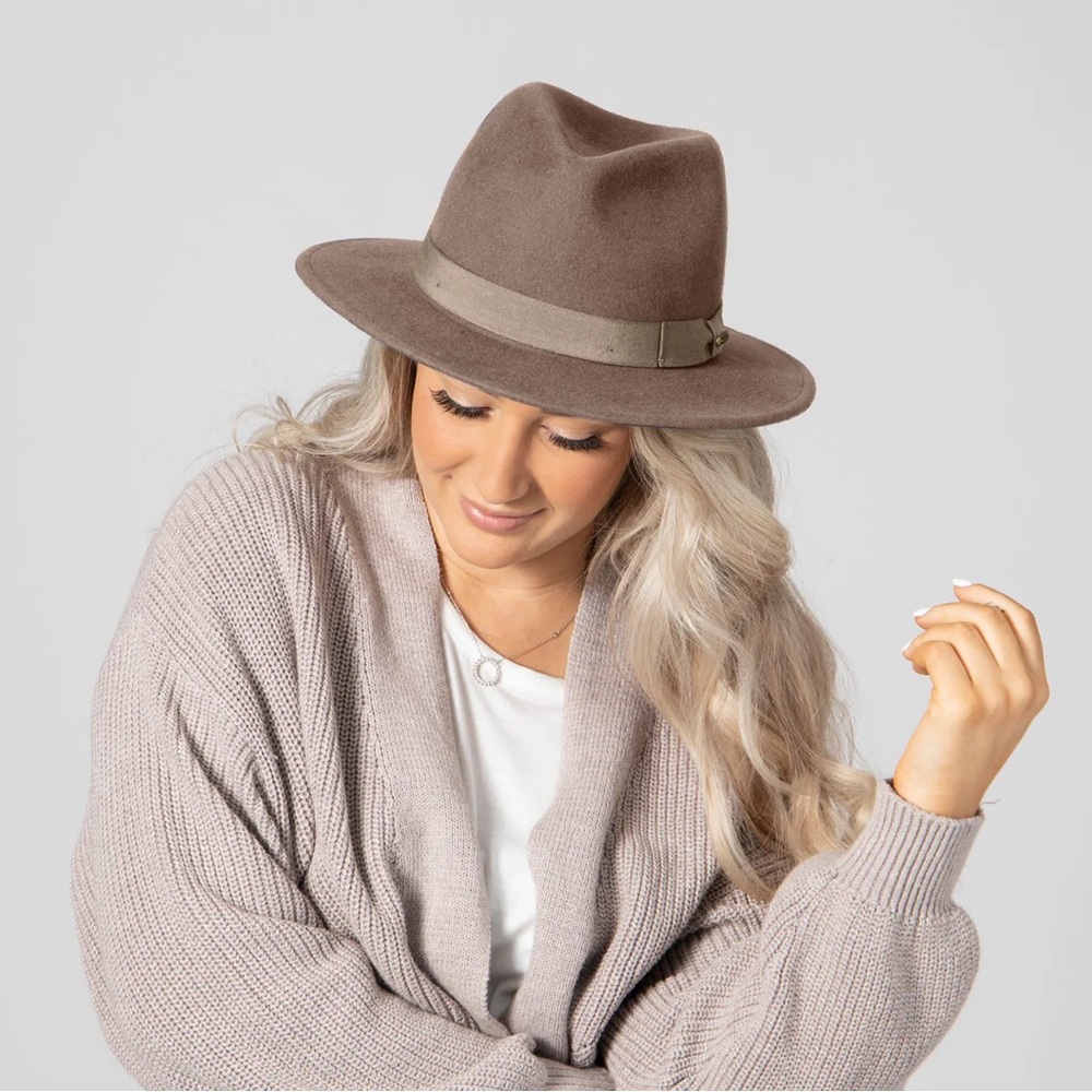 Camel San Diego Hat “Myra” Wool Fedora